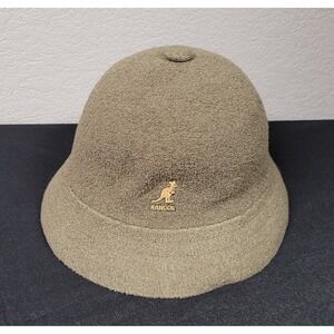 Kangol Bermuda Casual Bucket Hat Oat Unisex Adult Size Large
